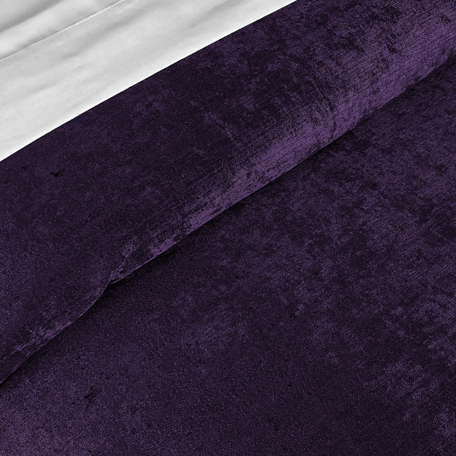 Shop Juno Velvet Eggplant Bedding Burke Decor