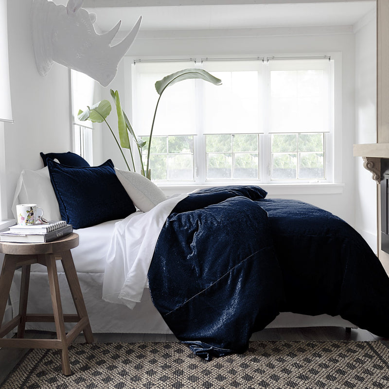 media image for Juno Velvet Navy Bedding 6 262