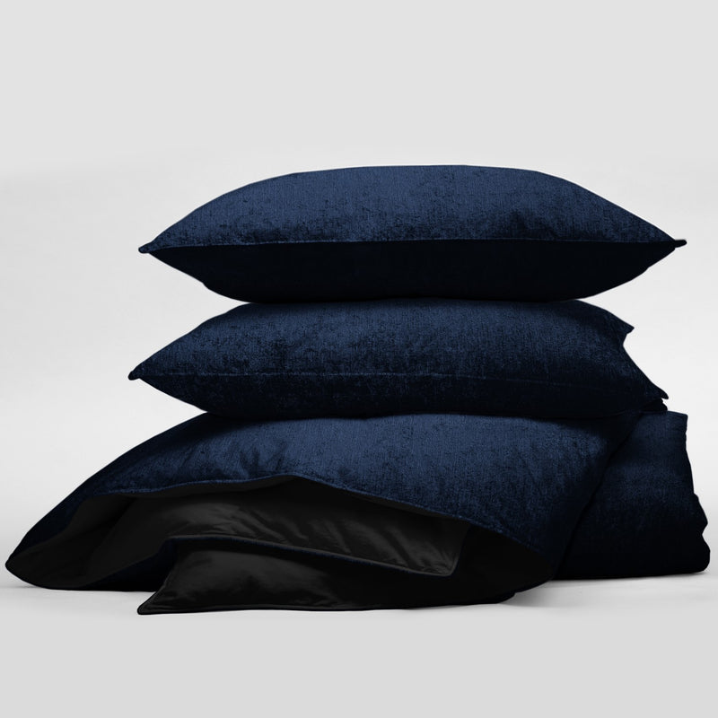 media image for Juno Velvet Navy Bedding 3 216