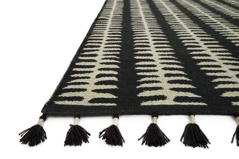 media image for Kahelo Rug in Black & Grey by Justina Blakeney for Loloi 252
