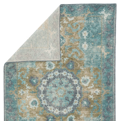 product image for modify medallion rug in deep teal avocado design by jaipur 3 53