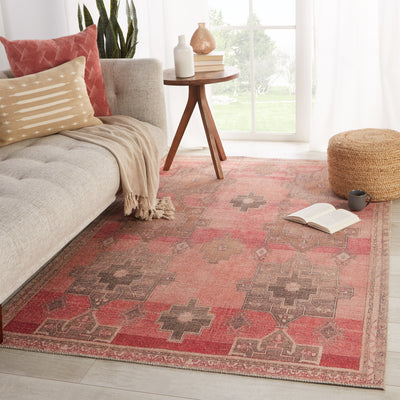 product image for Faron Medallion Pink & Tan Rug by Jaipur Living 14