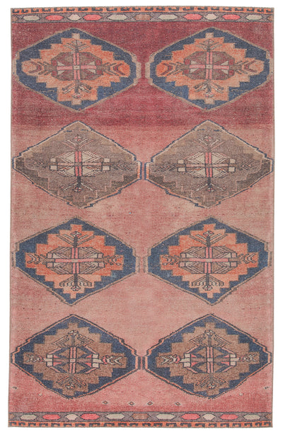 product image of Mirta Medallion Pink & Blue Rug by Jaipur Living 587