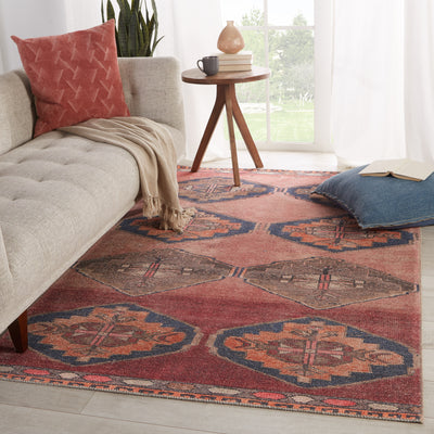 product image for Mirta Medallion Pink & Blue Rug by Jaipur Living 87