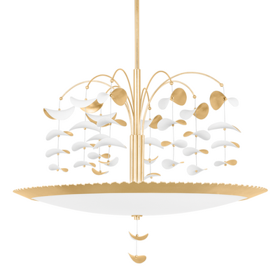 product image of paavo 8 light chandelier by hudson valley lighting kbs1747808 gl swh 1 576