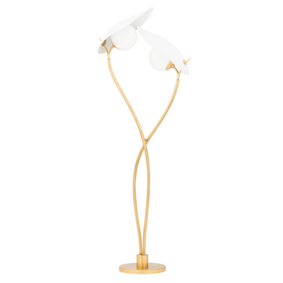 product image of frond 2 light floor lamp by hudson valley lighting kbs1749401 gl twh 1 533