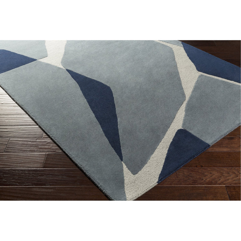 media image for Kennedy KDY-3017 Hand Tufted Rug in Dark Blue & Navy by Surya 261