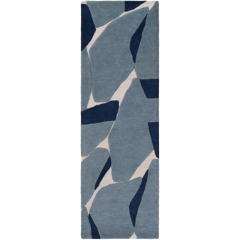 media image for Kennedy KDY-3017 Hand Tufted Rug in Dark Blue & Navy by Surya 212