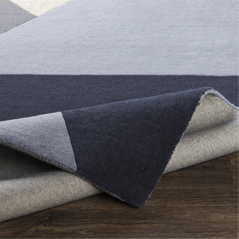 media image for Kennedy KDY-3025 Hand Tufted Rug in Charcoal & Khaki by Surya 229
