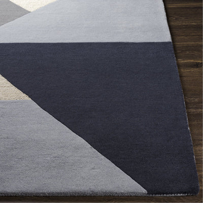 product image for Kennedy KDY-3025 Hand Tufted Rug in Charcoal & Khaki by Surya 83