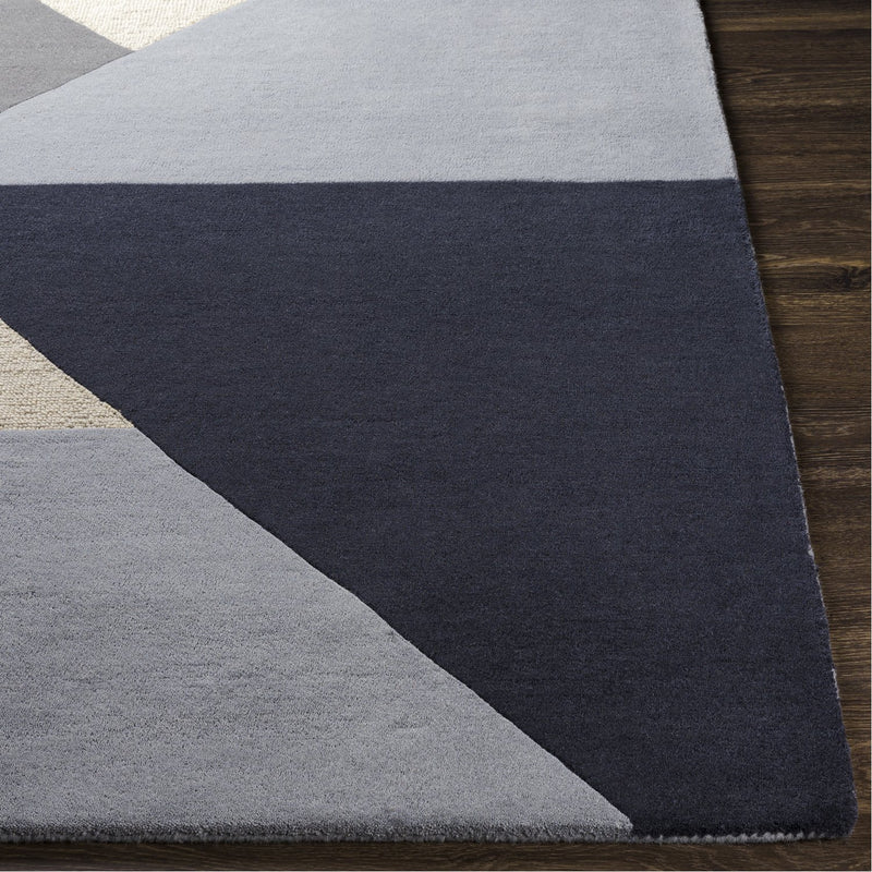 media image for Kennedy KDY-3025 Hand Tufted Rug in Charcoal & Khaki by Surya 299