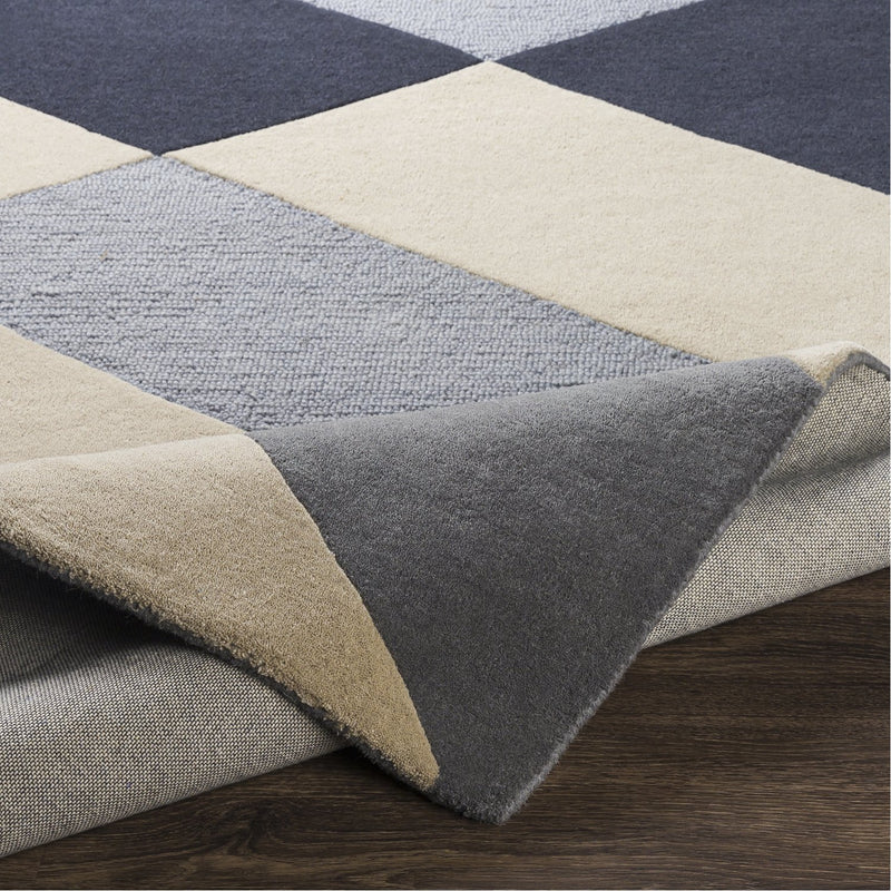 media image for Kennedy KDY-3026 Hand Tufted Rug in Charcoal & Khaki by Surya 221