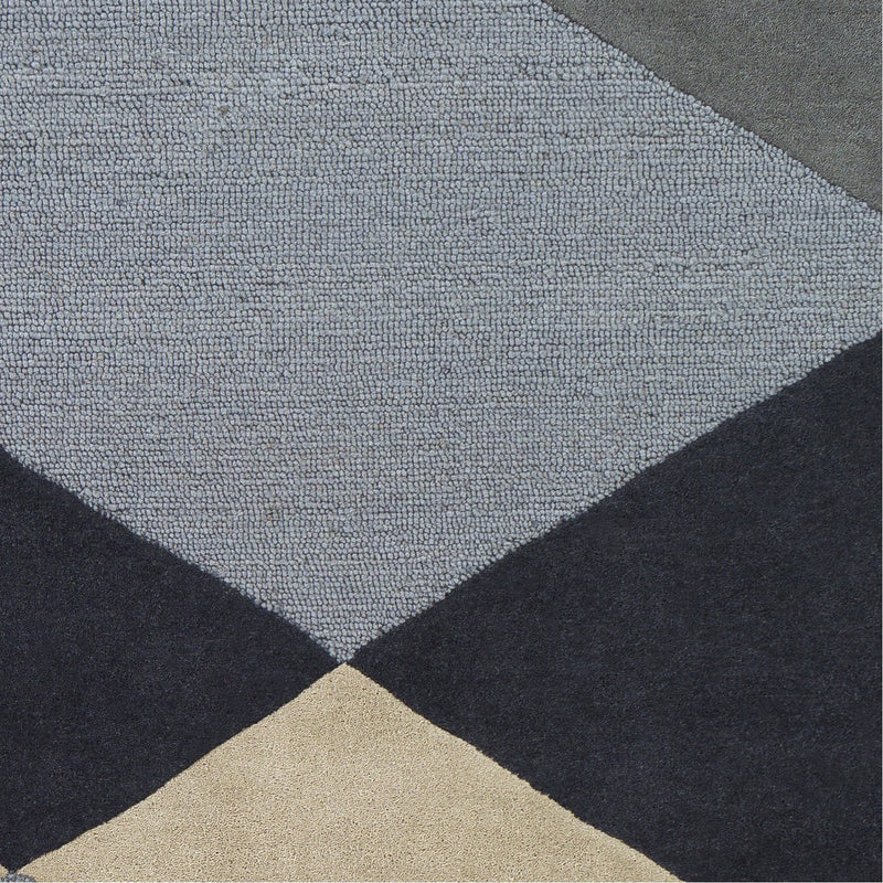 media image for Kennedy KDY-3026 Hand Tufted Rug in Charcoal & Khaki by Surya 267