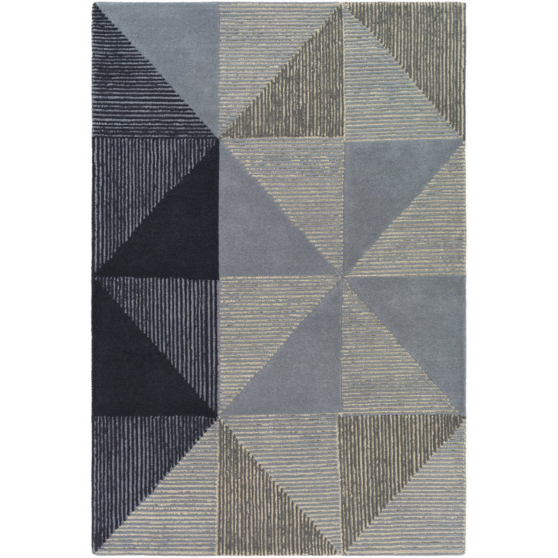 media image for Kennedy KDY-3031 Hand Tufted Rug in Navy & Charcoal by Surya 247