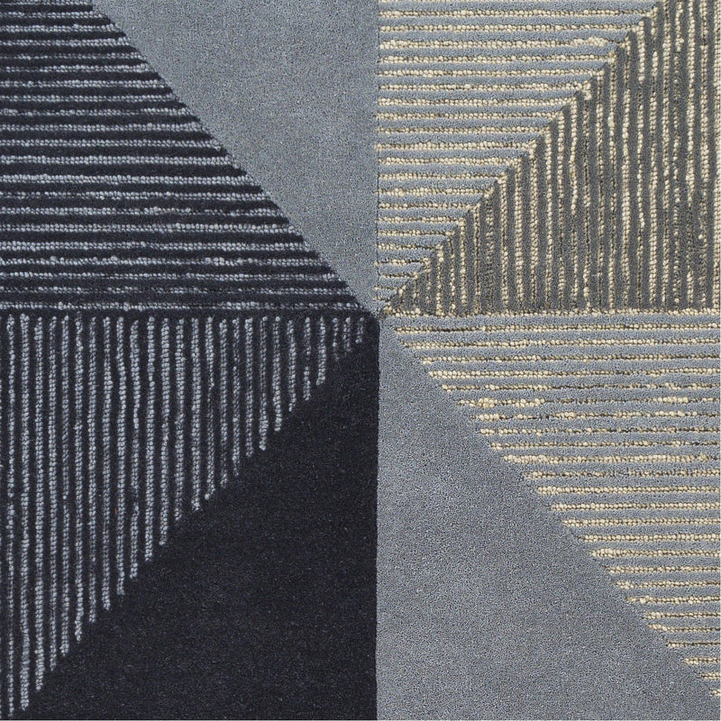 media image for Kennedy KDY-3031 Hand Tufted Rug in Navy & Charcoal by Surya 253