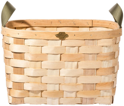 product image for wooden basket natural rectangle design by puebco 2 27