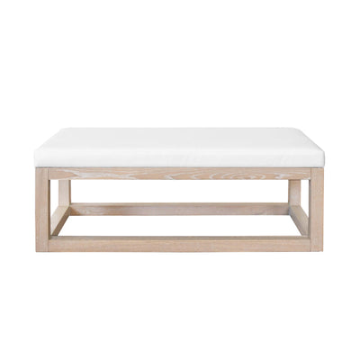 product image of Rectangle Bench With White Vinyl Upholstery By Bd Studio Ii Kenneth Co Bench 1 529