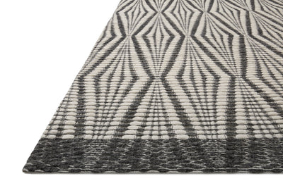 product image for Kenzie Hand Woven Ivory / Charcoal Rug 50