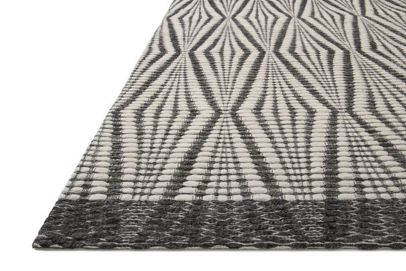 media image for Kenzie Hand Woven Ivory / Charcoal Rug 215