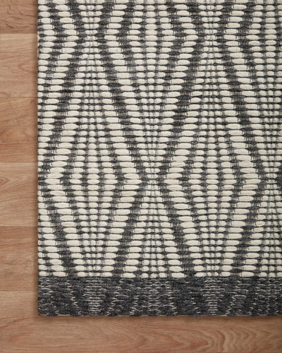 product image for Kenzie Hand Woven Ivory / Charcoal Rug 45