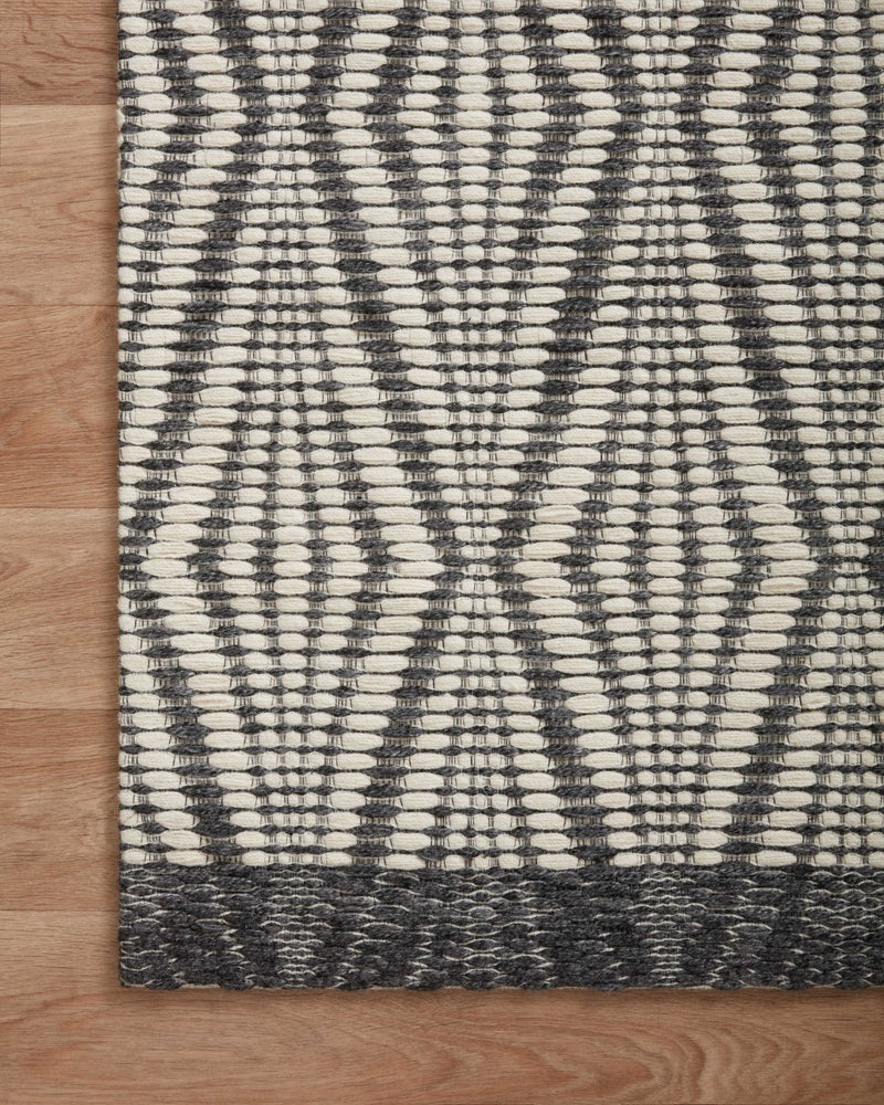 media image for Kenzie Hand Woven Ivory / Charcoal Rug 264