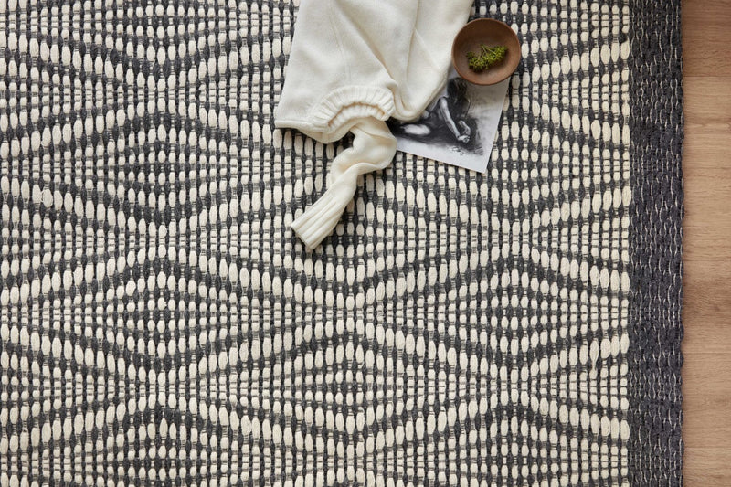media image for Kenzie Hand Woven Ivory / Charcoal Rug 234