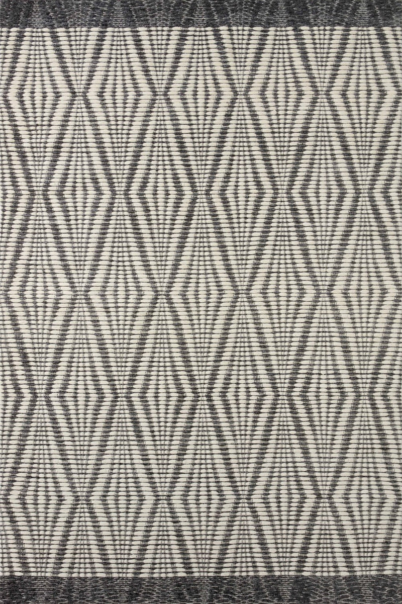 media image for Kenzie Hand Woven Ivory / Charcoal Rug 214