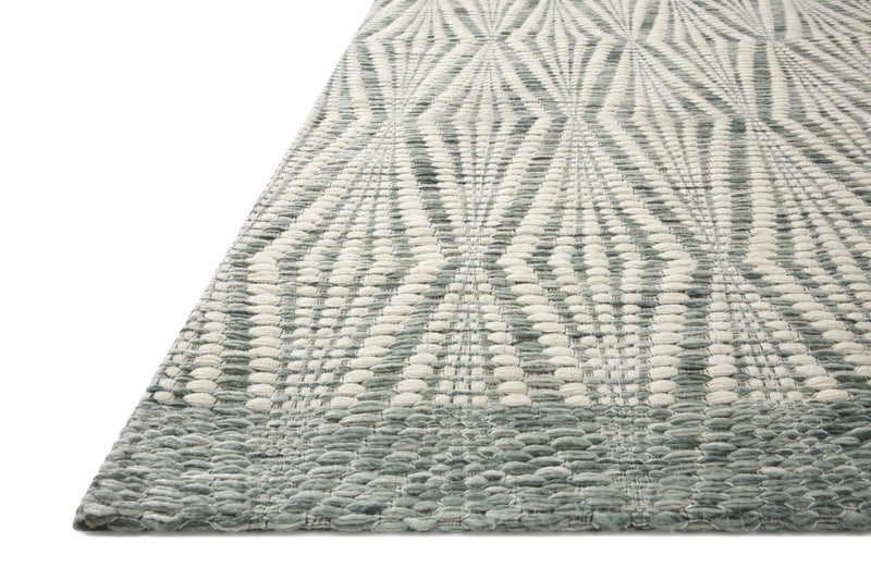 media image for kenzie hand woven ivory sage rug by loloi kenzknz 01ivsgb6f0 3 284