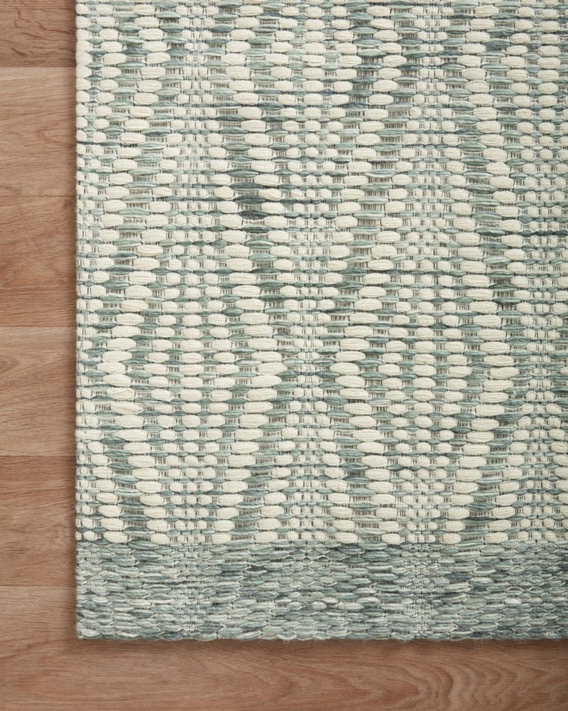 media image for kenzie hand woven ivory sage rug by loloi kenzknz 01ivsgb6f0 2 276