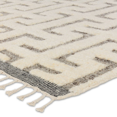 product image for semra hand knotted geometric cream gray area rug by jaipur living rug155917 3 30