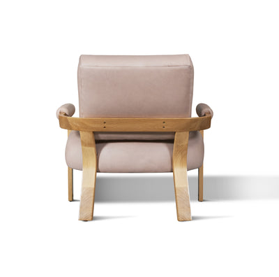 product image for Kervella Leather Chair in Farmhouse Blush 76