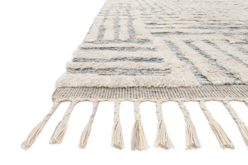 media image for Khalid Rug in Ivory / Sky by Loloi 26