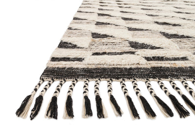product image for Khalid Rug in Natural / Black by Loloi 88