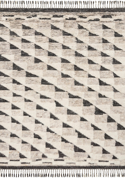 product image for Khalid Rug in Natural / Black by Loloi 24