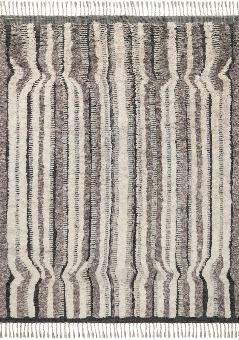 media image for Khalid Rug in Stone / Charcoal by Loloi 215