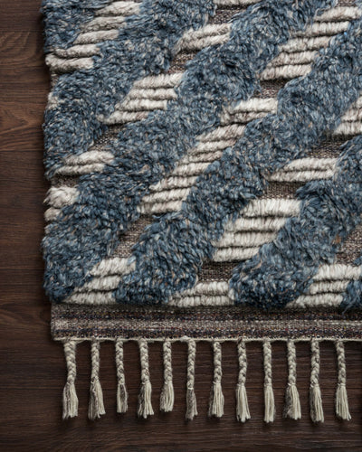 product image for Khalid Rug in Blue / Pewter by Loloi 69