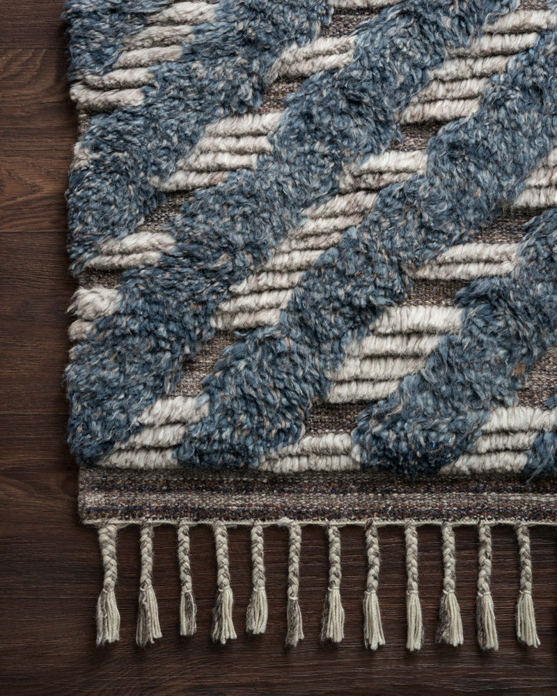 media image for Khalid Rug in Blue / Pewter by Loloi 253