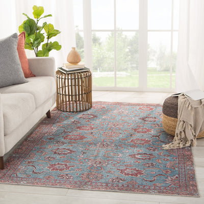 product image for Ravinia Oriental Blue/ Pink Rug by Jaipur Living 78