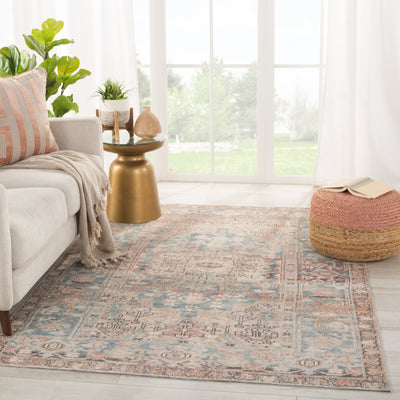 product image for Geonna Medallion Blue/ Beige Rug by Jaipur Living 33