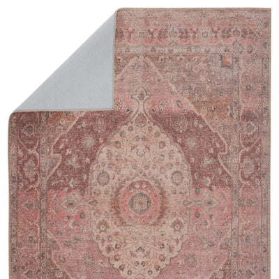 product image for Ozan Medallion Rug in Pink & Burgundy by Jaipur Living 24