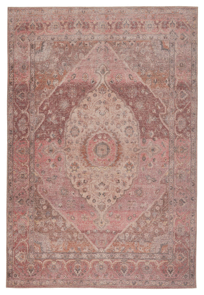 product image for Ozan Medallion Rug in Pink & Burgundy by Jaipur Living 11