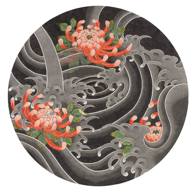 product image of Kiku Sui Wallpaper by Kensho II for NLXL 553