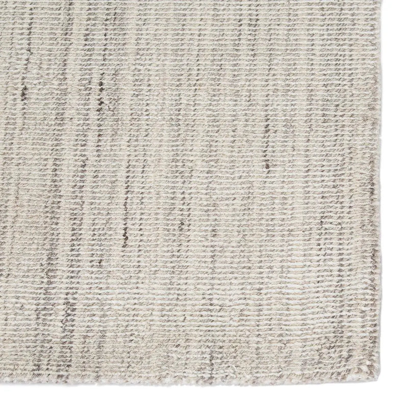 media image for Kelle Handmade Stripe Gray & White Area Rug 225