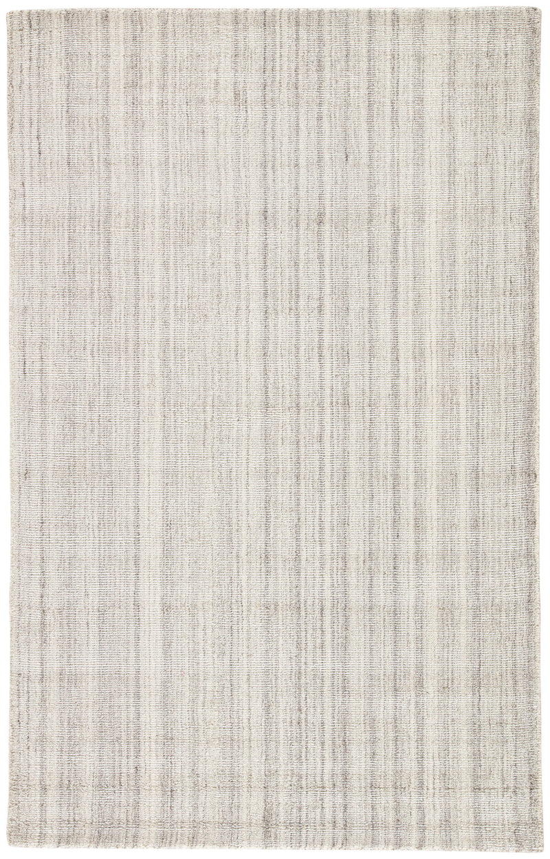 media image for Kelle Handmade Stripe Gray & White Area Rug design by Jaipur Living 254