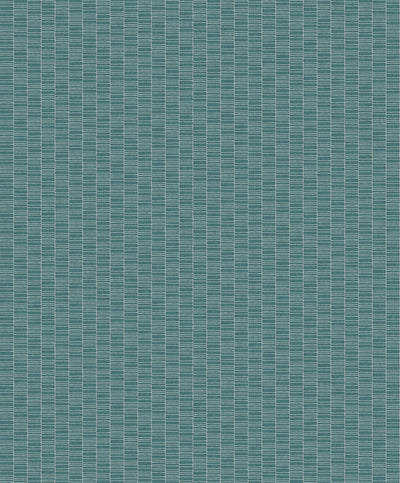product image of Deco Spliced Stripe Wallpaper in Perry Teal from the Mondrian Collection by Seabrook 594