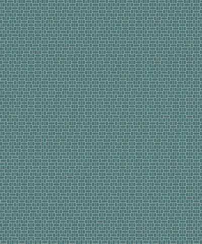 product image for Capsule Geometric Wallpaper in Perry Teal from the Mondrian Collection by Seabrook 66