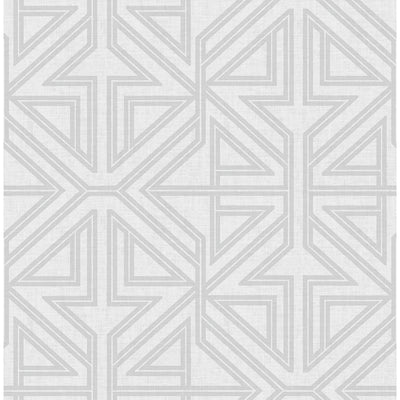 product image for Kachel Grey Geometric Wallpaper from the Scott Living II Collection by Brewster Home Fashions 55