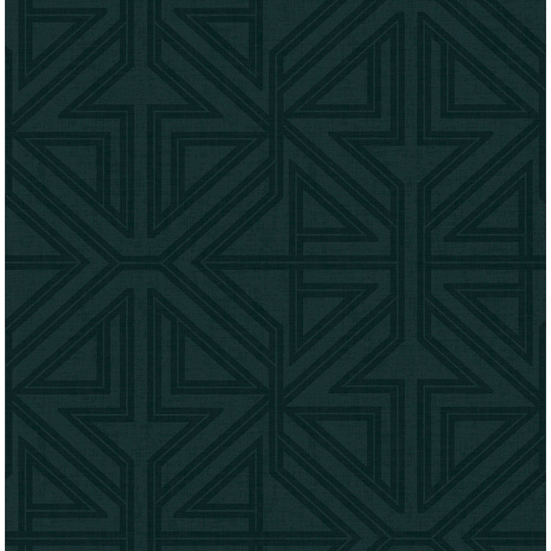 media image for Kachel Teal Geometric Wallpaper from the Scott Living II Collection by Brewster Home Fashions 233