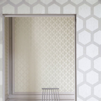product image for Kappazuri Wallpaper in Chalk from the Zardozi Collection by Designers Guild 72