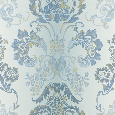 product image of sample kashgar wallpaper in zinc from the edit vol 1 collection by designers guild 1 531